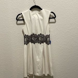 BCBG formal ivory dress